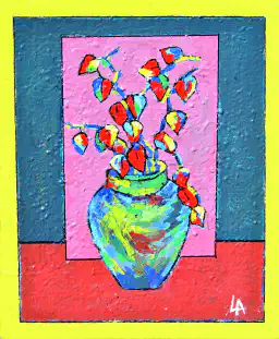 ZSIDÓCSERESZNYÉS VÁZA